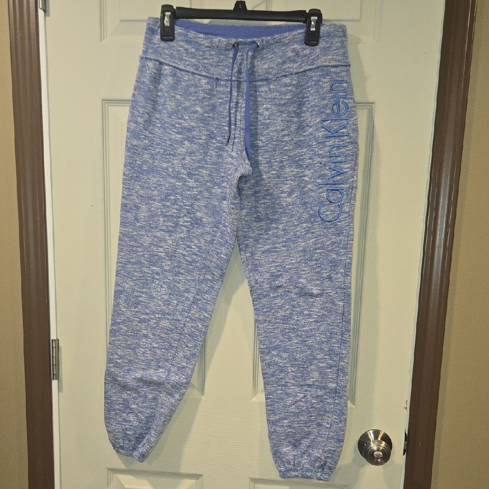 Calvin Klein Heathered Blue Sweatpants